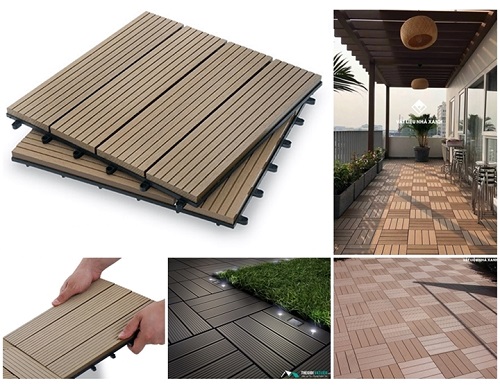 Vỉ nhựa lót sàn ban công